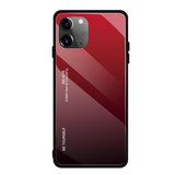 Maxbell Gradient glass cover case for iPhone 11 Pro 6.1 inch for iPhone 11 Red+Black Glass for iPhone 11 Series - Aladdin Shoppers