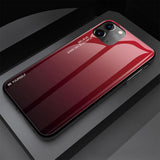 Maxbell Gradient glass cover case for iPhone 11 Pro 6.1 inch for iPhone 11 Red+Black Glass for iPhone 11 Series - Aladdin Shoppers