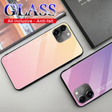 Maxbell Gradient glass cover case for iPhone11 Pro MAX 6.1 inch for iPhone 11 - Aladdin Shoppers