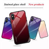 Maxbell Gradient Glass Hard Back Case Cover Protector for iPhone for iPhoneXS max - Aladdin Shoppers