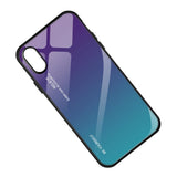 Maxbell Gradient Glass Hard Back Case Cover Protector for iPhone for iPhoneXS max - Aladdin Shoppers