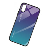 Maxbell Gradient Glass Hard Back Case Cover Protector for iPhone for iPhoneXS max - Aladdin Shoppers