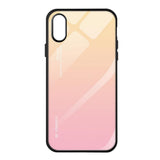 Maxbell Gradient Tempered Glass Back Cover Phone Protective Case for iPhone X XS - Aladdin Shoppers