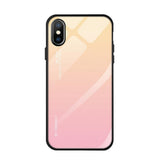 Maxbell Gradient Tempered Glass Back Cover Phone Protective Case for iPhone X XS - Aladdin Shoppers