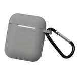 Maxbell Gray Anti-lost Earphone Charging Case Guard Silicone W/Carabiner Fashionable - Aladdin Shoppers