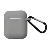 Maxbell Gray Anti-lost Earphone Charging Case Guard Silicone W/Carabiner Fashionable - Aladdin Shoppers
