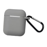 Maxbell Gray Anti-lost Earphone Charging Case Guard Silicone W/Carabiner Fashionable - Aladdin Shoppers
