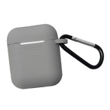 Maxbell Gray Anti-lost Earphone Charging Case Guard Silicone W/Carabiner Fashionable - Aladdin Shoppers