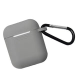 Maxbell Gray Anti-lost Earphone Charging Case Guard Silicone W/Carabiner Fashionable - Aladdin Shoppers