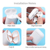 Maxbell Guard Earphone Protective Sticker for Apple Airpods Earphone Black - Aladdin Shoppers