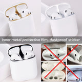 Maxbell Guard Earphone Protective Sticker for Apple Airpods Earphone Luxury Gold - Aladdin Shoppers