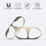 Maxbell Guard Earphone Protective Sticker for Apple Airpods Earphone Luxury Gold - Aladdin Shoppers