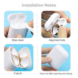 Maxbell Guard Earphone Protective Sticker for Apple Airpods Earphone Luxury Gold - Aladdin Shoppers