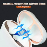 Maxbell Guard Earphone Protective Sticker for Apple Airpods Earphone Rose Gold - Aladdin Shoppers