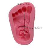 Maxbell Halloween Fondant Cake Decor Silicone Mold Chocolate Mould Feet Grimace - Aladdin Shoppers