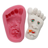 Maxbell Halloween Fondant Cake Decor Silicone Mold Chocolate Mould Feet Grimace - Aladdin Shoppers
