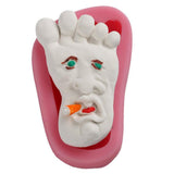 Maxbell Halloween Fondant Cake Decor Silicone Mold Chocolate Mould Feet Grimace - Aladdin Shoppers