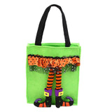 Maxbell Halloween Storage Bag Tote Pouch Sack Candy Gift Bag Handbag Green