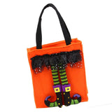 Maxbell Halloween Storage Bag Tote Pouch Sack Candy Gift Bag Handbag Orange - Aladdin Shoppers