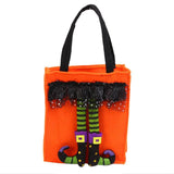 Maxbell Halloween Storage Bag Tote Pouch Sack Candy Gift Bag Handbag Orange