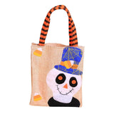 Maxbell Halloween Storage Bag Tote Pouch Sack Candy Gift Bag Handbag Skull