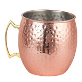 Maxbell Hammered Moscow Cup 5L ULTRA BIG Copper Plated Cocktail Wine Barrel Barware - Aladdin Shoppers