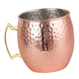 Maxbell Hammered Moscow Cup 5L ULTRA BIG Copper Plated Cocktail Wine Barrel Barware - Aladdin Shoppers