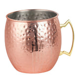 Maxbell Hammered Moscow Cup 5L ULTRA BIG Copper Plated Cocktail Wine Barrel Barware - Aladdin Shoppers