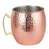 Maxbell Hammered Moscow Cup 5L ULTRA BIG Copper Plated Cocktail Wine Barrel Barware - Aladdin Shoppers