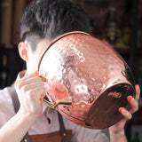 Maxbell Hammered Moscow Cup 5L ULTRA BIG Copper Plated Cocktail Wine Barrel Barware - Aladdin Shoppers