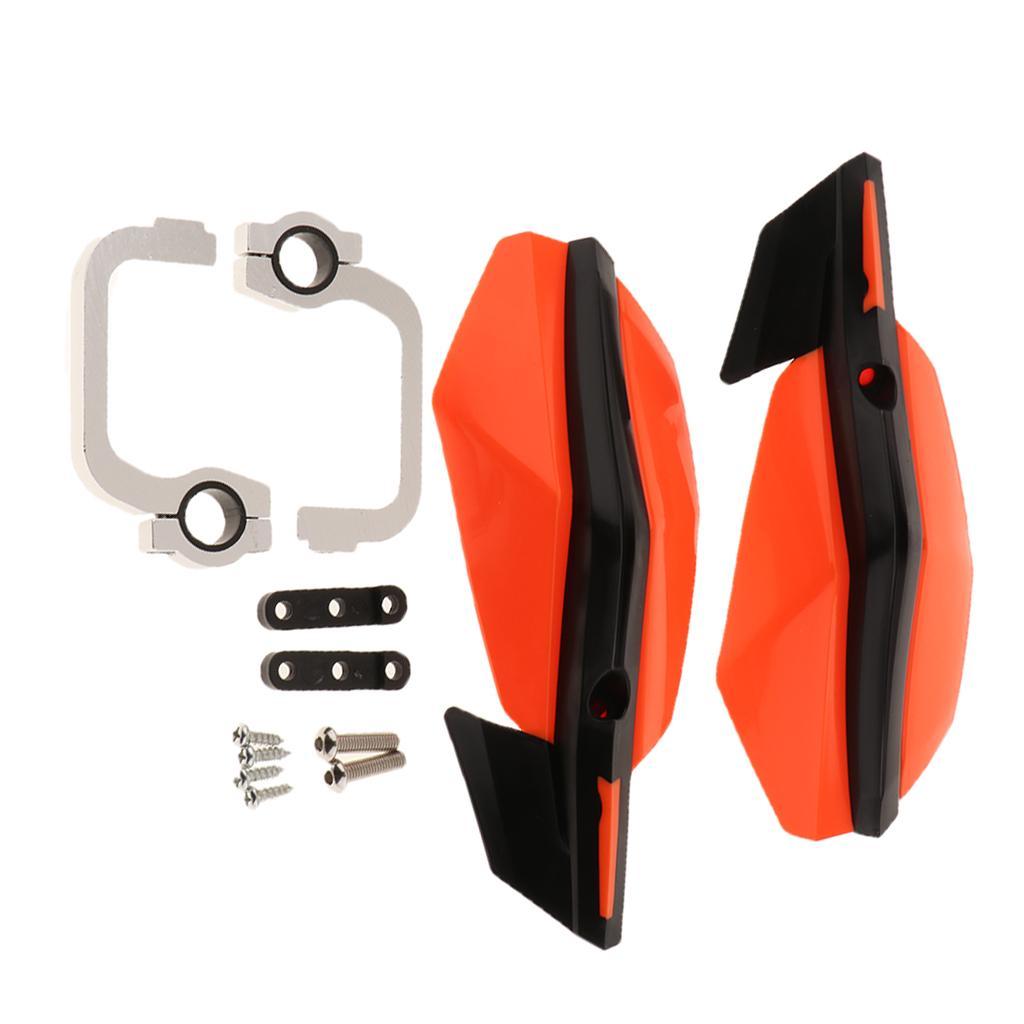 Maxbell Hand Brush Guards Protector for 7/8" 22mm to 1 1/8" 28mm Motorcycle Orange - Aladdin Shoppers