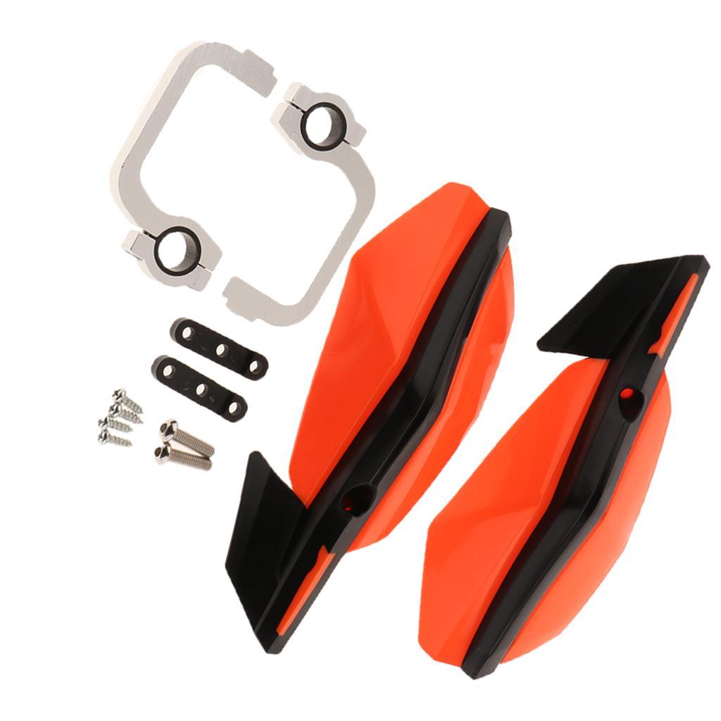 Maxbell Hand Brush Guards Protector for 7/8" 22mm to 1 1/8" 28mm Motorcycle Orange - Aladdin Shoppers