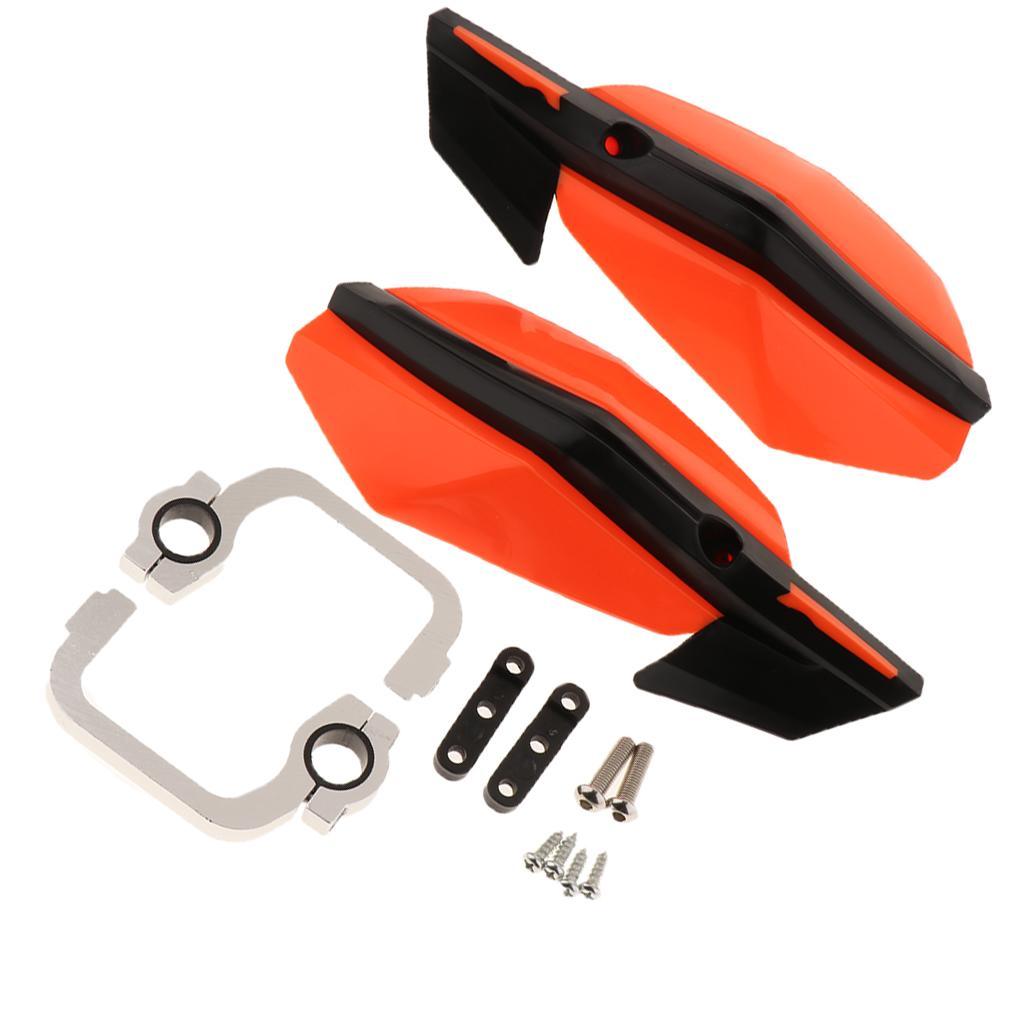 Maxbell Hand Brush Guards Protector for 7/8" 22mm to 1 1/8" 28mm Motorcycle Orange - Aladdin Shoppers