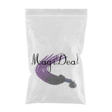 Maxbell Hand-made Helmet Braids / Ponytail Motorcycle Helmet Wig Hair Purple - Aladdin Shoppers