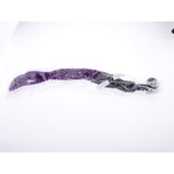 Maxbell Hand-made Helmet Braids / Ponytail Motorcycle Helmet Wig Hair Purple - Aladdin Shoppers