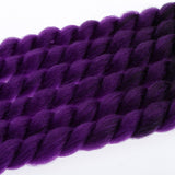 Maxbell Hand-made Helmet Braids / Ponytail Motorcycle Helmet Wig Hair Purple - Aladdin Shoppers