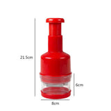 Maxbell Hand Pressure Ginger Onion Garlic Cutter Shredde Red - Aladdin Shoppers