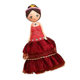 Maxbell Handcrafted Clay Dolls Princess Doll Model With DIY Making Accessory Red - Aladdin Shoppers
