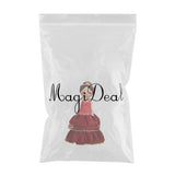 Maxbell Handcrafted Clay Dolls Princess Doll Model With DIY Making Accessory Red - Aladdin Shoppers