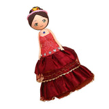 Maxbell Handcrafted Clay Dolls Princess Doll Model With DIY Making Accessory Red - Aladdin Shoppers