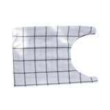 Maxbell Handheld Portable Cotton Linen Food Picnic Partysu Lunch Bag Light Blue Grid - Aladdin Shoppers