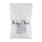Maxbell Handheld Portable Cotton Linen Food Picnic Partysu Lunch Bag Light Blue Grid - Aladdin Shoppers