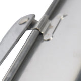 Maxbell Handle Platter Stainless Steel Dish Party Silver Food Serving Tray L 25x30cm - Aladdin Shoppers