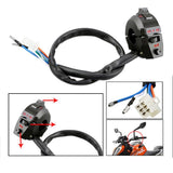 Maxbell Handlebar Switch Block Lever Headlight Indicator Horn for Honda CG125 Black - Aladdin Shoppers