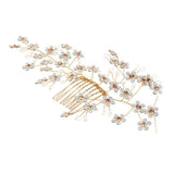 Maxbell Handmade Bridal Hair Accessories Hair Comb with Rhinestone Wedding Hair Comb - Aladdin Shoppers