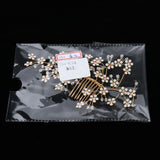 Maxbell Handmade Bridal Hair Accessories Hair Comb with Rhinestone Wedding Hair Comb - Aladdin Shoppers
