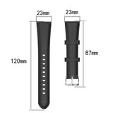 Maxbell Handmade Cowhide Leather Wrist Watch Band w/ Stainless Steel Buckle Black - Aladdin Shoppers