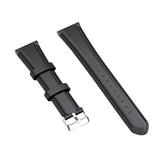 Maxbell Handmade Cowhide Leather Wrist Watch Band w/ Stainless Steel Buckle Black - Aladdin Shoppers