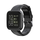 Maxbell Handmade Cowhide Leather Wrist Watch Band w/ Stainless Steel Buckle Black - Aladdin Shoppers