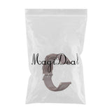 Maxbell Handmade Cowhide Leather Wrist Watch Band w/ Stainless Steel Buckle Brown - Aladdin Shoppers